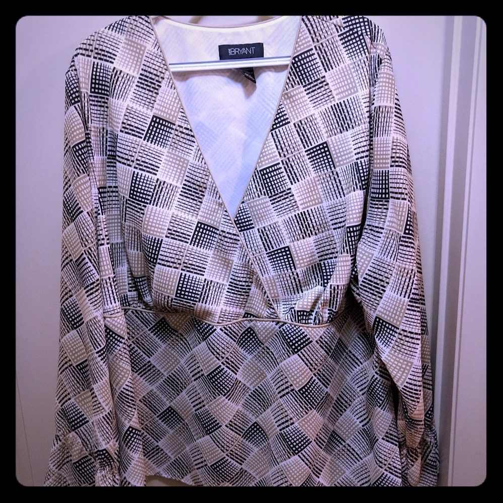 Lane Bryant Geometric Blouse
